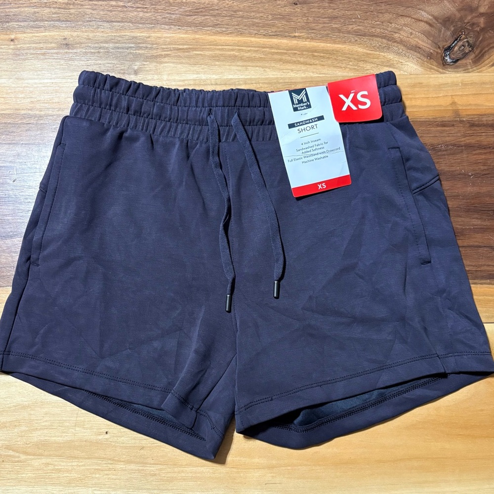 Women's Black Sandwash Shorts